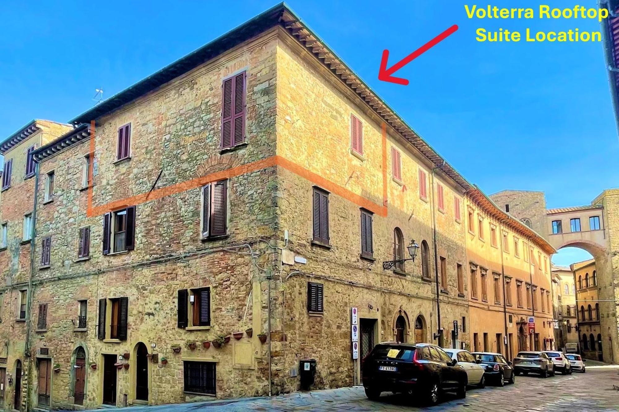 The Walkable Volterra Rooftop Suite Luaran gambar